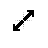 diagonal rezise 2 black and white cursor