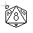 D8 White 1 cursor
