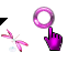 kawaii cat paw white version Cursors preview