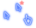 Neon Blue Cursors preview