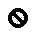 Black No Pointer Without a Line cursor
