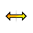 Horizontal resize cursor