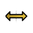 Horizontal resize cursor
