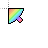 Pastel Rainbow Pointer cursor