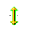 Vertical resize cursor