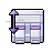 Vertical resize cursor