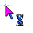 bluglitwrkbgndpink cursor