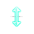 Vertical resize cursor