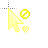 Cute Yellow Unvailable cursor