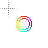 Rainbow Circle Cursor cursor
