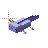 Purple Minecraft Axolotl cursor