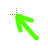green handmade Cursors preview