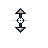 Vertical resize cursor