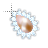 Right Pink Pearl in Diamonds cursor