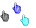16 Color Hand Cursors preview
