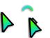 Animated Green Cursors preview