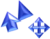 Sapphire Blue Gem Cursors preview