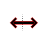 Horizontal resize cursor