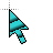 Aqua Stripes cursor