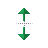 Vertical resize cursor