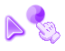 Ian\'s Purple Cursors cursor preview
