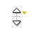 Vertical resize cursor