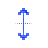 Vertical resize cursor