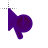 Purple filled WIB cursor