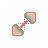 Strawberry Mocha Diagonal Resize 2 cursor
