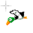 duck left down resize cursor