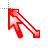 ARGs cursor long tail diagnoal resize 1 cursor