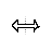 Horizontal resize cursor