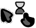 Tomatic Dark Small Cursors preview