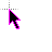 neon pink cursor