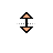 Vertical resize cursor