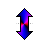 Vertical resize cursor