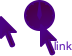 Purple filled Cursors cursor preview