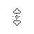 Vertical resize cursor