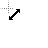 Original black custom - positive diag resize cursor