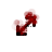 Burning (diagonal resize 2) cursor