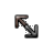 Diagonal NW cursor