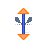 Vertical resize cursor