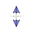 Vertical resize cursor