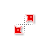 Red heart pulse diagonal resize 2 cursor