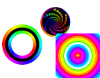 Rainbow Color Wheels Cursors preview