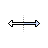 Horizontal resize cursor