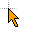 yellow orange mouse cursor