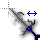 Horizontal resize cursor