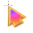 Flowing Rainbow Gold Cursors preview