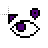 Purple Eye cursor (location) cursor